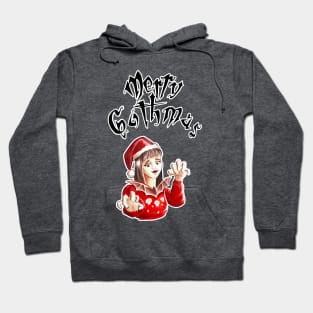 Merry gothmas creepy New year Hoodie